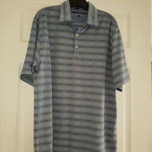 Blue Greg Norman stripe t-shirt